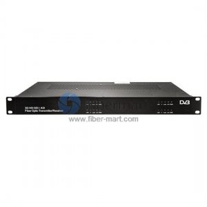 Transmisor óptico de 1U de 19 "HD-SDI y montaje en rack del receptor Transmisor óptico de 1U de 19 "HD-SDI y montaje en rack del receptor