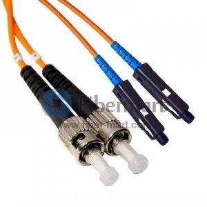 ST/UPC-MU/UPC Duplex Multimode 100/140um 3.0mm Fiber Patch Cable ST/UPC-MU/UPC Duplex Multimode 100/140um 3.0mm Fiber Patch Cable