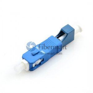 LC hembra a SC Adaptador de fibra simple monomodo macho LC hembra a SC Adaptador de fibra simple monomodo macho