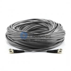 Cable de conexión blindado OM1 multimodo dúplex ST/UPC a ST/UPC Cable de conexión blindado OM1 multimodo dúplex ST/UPC a ST/UPC