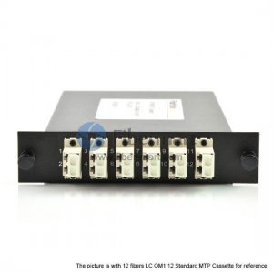 Casete MTP LGX de 12 fibras multimodo OM1 LC/SC/ST/FC 12 hebras Casete MTP LGX de 12 fibras multimodo OM1 LC/SC/ST/FC 12 hebras