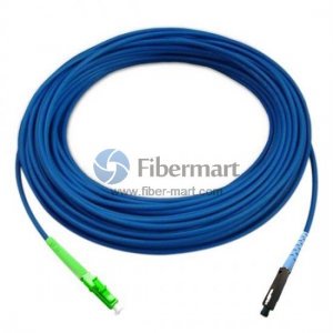 LC/APC to MU/UPC Simplex Singlemode 9/125 Armored Patch Cable LC/APC to MU/UPC Simplex Singlemode 9/125 Armored Patch Cable