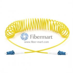 LC-LC Simplex Single-mode Bend Safe Curl Fiber Patch cord LC-LC Simplex Single-mode Bend Safe Curl Fiber Patch cord