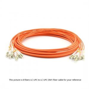 5M SC UPC to SC UPC OM1 Multimode 6 Fiber MultiFiber PreTerminated Cable 2.0mm PVC Jacket 5M SC UPC to SC UPC OM1 Multimode 6 Fiber MultiFiber PreTerminated Cable 2.0mm PVC Jacket