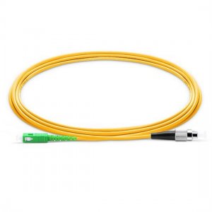 Cable de conexión de fibra monomodo SC APC a FC UPC simplex PVC/LSZH/OFNP 9/125 Cable de conexión de fibra monomodo SC APC a FC UPC simplex PVC/LSZH/OFNP 9/125