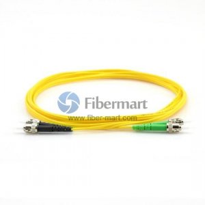Cable de conexión de fibra óptica dúplex monomodo 9/125 de ST/UPC a ST/APC Cable de conexión de fibra óptica dúplex monomodo 9/125 de ST/UPC a ST/APC