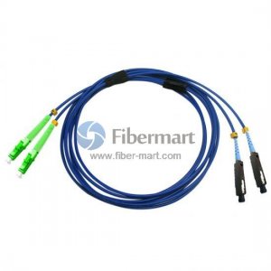 LC/APC to MU/UPC Duplex Singlemode 9/125 Armored Patch Cable LC/APC to MU/UPC Duplex Singlemode 9/125 Armored Patch Cable
