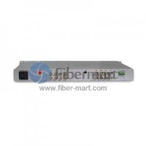 Video de 16 canales y 1 datos inversos a fibra SM Multiplexor de video óptico de 20 km en caja de aleación de aluminio Video de 16 canales y 1 datos inversos a fibra SM Multiplexor de video óptico de 20 km en caja de aleación de aluminio