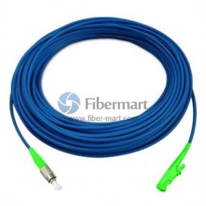 FC/APC to E2000/APC Simplex Singlemode 9/125 Armored Patch Cable FC/APC to E2000/APC Simplex Singlemode 9/125 Armored Patch Cable