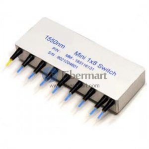 Mini 1x8 opto-mecánico Interruptores Ópticos Mini 1x8 opto-mecánico Interruptores Ópticos