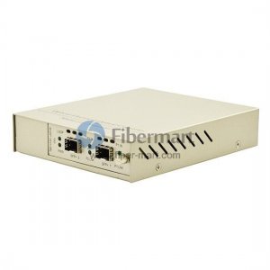 2 Ports QSFP to QSFP 40G WDM Transponder OEO Converter w / full 3R Support Standalone