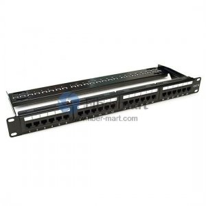 24 Puerto Cat6 UTP Patch Panel 1U 24 Puerto Cat6 UTP Patch Panel 1U
