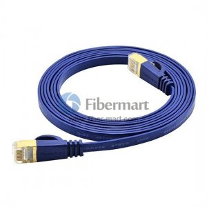 Cable de Red Cat7 Cat7 Cat7 Plano 5m Azul Cable de Red Cat7 Cat7 Cat7 Plano 5m Azul