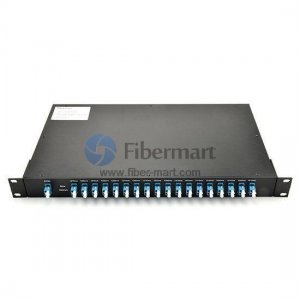 18 canales 1RU Dúplex CWDM MUX DEMUX 1270nm a 1610nm con puerto de monitor 18 canales 1RU Dúplex CWDM MUX DEMUX 1270nm a 1610nm con puerto de monitor