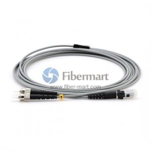 ST/UPC to MTRJ/UPC Duplex Multimode OM1 Armored Patch Cable ST/UPC to MTRJ/UPC Duplex Multimode OM1 Armored Patch Cable
