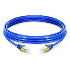 Cat7 Câble de raccordement réseau Ethernet blindé (SSTP), PVC noir, 1 m (3,28 pies) Cat7 Câble de raccordement réseau Ethernet blindé (SSTP), PVC noir, 1 m (3,28 pies)