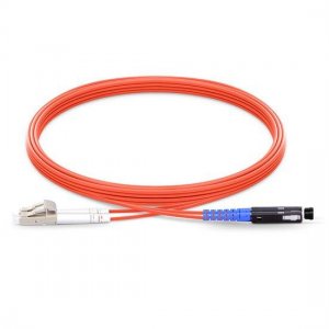 Cable de conexión de fibra óptica multimodo OM2, dúplex, PVC/LSZH/OFNP, LC a MU Cable de conexión de fibra óptica multimodo OM2, dúplex, PVC/LSZH/OFNP, LC a MU