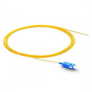 2M Simplex SC/UPC 9/125 Singlemode Fiber Optic Pigtail White 0.9mm PVC Jacket 2M Simplex SC/UPC 9/125 Singlemode Fiber Optic Pigtail White 0.9mm PVC Jacket