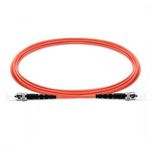 ST to ST Simplex PVC/LSZH/OFNP OM1 Multimode Fiber Optic Patch Cable ST to ST Simplex PVC/LSZH/OFNP OM1 Multimode Fiber Optic Patch Cable