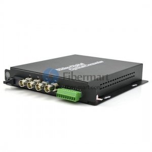 4 canales de video y 1 de retorno de datos y 1 de reenvío de audio a fibra SM Multiplexor de video óptico de 20 km 4 canales de video y 1 de retorno de datos y 1 de reenvío de audio a fibra SM Multiplexor de video óptico de 20 km