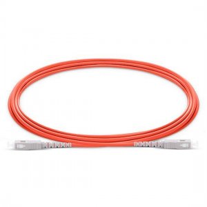 Cable de conexión de fibra óptica multimodo OM2 de PVC (OFNR) de 1 m SC UPC a SC UPC Simplex de 2,0 mm Cable de conexión de fibra óptica multimodo OM2 de PVC (OFNR) de 1 m SC UPC a SC UPC Simplex de 2,0 mm