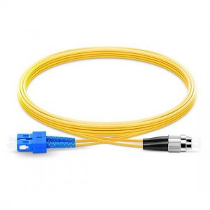 SC UPC to FC UPC Duplex PVC/LSZH/OFNP 9/125 Single Mode Fiber Patch Cable SC UPC to FC UPC Duplex PVC/LSZH/OFNP 9/125 Single Mode Fiber Patch Cable