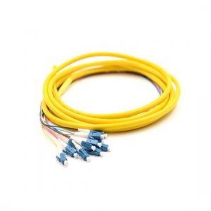 5m 12 Fibras LC/UPC 9/125 Monomodo Manojo Fibra Óptica Pigtail 2.0mm Chaqueta de PVC 5m 12 Fibras LC/UPC 9/125 Monomodo Manojo Fibra Óptica Pigtail 2.0mm Chaqueta de PVC