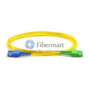 Cable de conexión de fibra dúplex SC/UPC a SC/APC monomodo 9/125 Cable de conexión de fibra dúplex SC/UPC a SC/APC monomodo 9/125