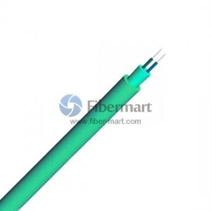 Corning Fiber OM4 Cable de interior monobloque de una sola cámara, con cubierta a dos caras LSZH Corning Fiber OM4 Cable de interior monobloque de una sola cámara, con cubierta a dos caras LSZH