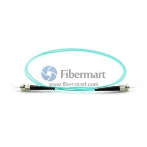 ST-ST Simplex OM4 Multimode Fiber Patch Cable