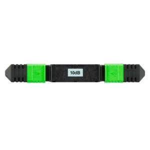 Atenuador de fibra óptica MPO/APC de 8 fibras, macho a hembra, monomodo, enchufable, fijo, 1~25 dB Atenuador de fibra óptica MPO/APC de 8 fibras, macho a hembra, monomodo, enchufable, fijo, 1~25 dB