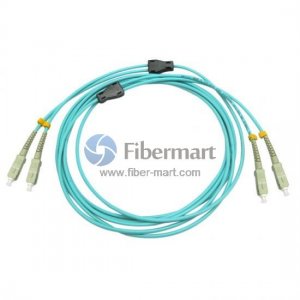 SC/UPC to SC/UPC Duplex OM3 Multimode Armored Patch Cable SC/UPC to SC/UPC Duplex OM3 Multimode Armored Patch Cable