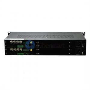 4 Channel Unidirectional HD-SDI over Optical Fiber Transmitter and Receiver Set with RS232/RS422 Data 4 Channel Unidirectional HD-SDI over Optical Fiber Transmitter and Receiver Set with RS232/RS422 Data