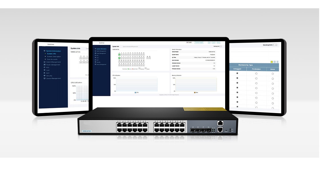 1G Switches User-friendly & Advanced Management