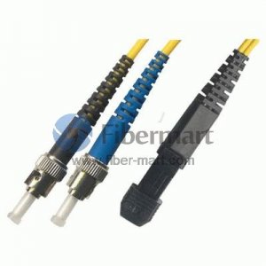 ST/UPC-MTRJ/UPC Plenum(OFNP) Duplex 9/125 Single-mode Fiber Patch Cable ST/UPC-MTRJ/UPC Plenum(OFNP) Duplex 9/125 Single-mode Fiber Patch Cable
