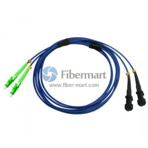 LC/APC to MTRJ/UPC Duplex Singlemode 9/125 Armored Patch Cable LC/APC to MTRJ/UPC Duplex Singlemode 9/125 Armored Patch Cable