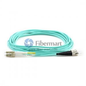LC-ST Plenum(OFNP) Duplex OM4 Multimode Fiber Patch Cable LC-ST Plenum(OFNP) Duplex OM4 Multimode Fiber Patch Cable