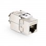 Cat6a RJ45 (8P8C) Shielded Toolless Keystone Jacks Fibermart Cat6a RJ45 (8P8C) Shielded Toolless Keystone Jacks Fibermart