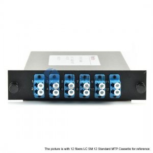 Cassette MTP LGX monomode 12 fibres LC/SC/ST/FC 12 brins Cassette MTP LGX monomode 12 fibres LC/SC/ST/FC 12 brins