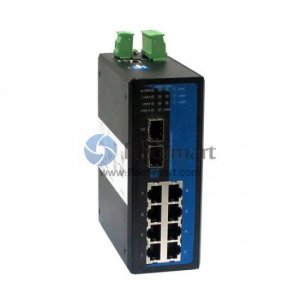 Convertisseur de média géré industriel 2x10/100Base-X SC vers 8x10/100Base-T RJ-45 Convertisseur de média géré industriel 2x10/100Base-X SC vers 8x10/100Base-T RJ-45