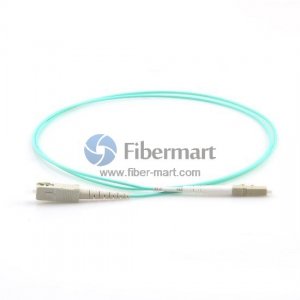 LC-SC Plenum(OFNP) Simplex OM4 Multimode Fiber Patch Cable LC-SC Plenum(OFNP) Simplex OM4 Multimode Fiber Patch Cable