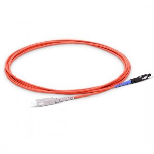 SC to MU Simplex PVC/LSZH/OFNP OM1 Multimode Fiber Optic Patch Cable SC to MU Simplex PVC/LSZH/OFNP OM1 Multimode Fiber Optic Patch Cable