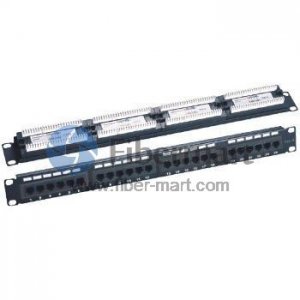 Panneau de raccordement UTP 24 ports Cat6 1U Panneau de raccordement UTP 24 ports Cat6 1U