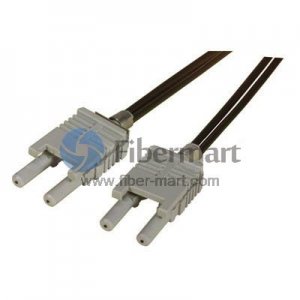 HFBR à HFBR Duplex Latching en plastique fibre optique POF Patch Cord HFBR à HFBR Duplex Latching en plastique fibre optique POF Patch Cord