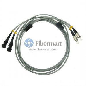 FC/UPC to MTRJ/UPC Duplex Multimode OM2 Armored Patch Cable FC/UPC to MTRJ/UPC Duplex Multimode OM2 Armored Patch Cable