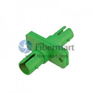 Adaptateur fibre plastique simplex monomode ST/APC vers ST/APC Adaptateur fibre plastique simplex monomode ST/APC vers ST/APC
