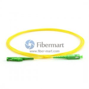 Câble de raccordement fibre simplex SC/APC vers E2000/APC 9/125 Câble de raccordement fibre simplex SC/APC vers E2000/APC 9/125