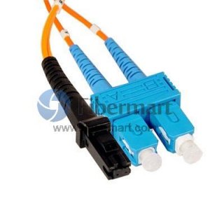Câble de raccordement à fibre optique multimode SC-MTRJ Duplex OM2 Câble de raccordement à fibre optique multimode SC-MTRJ Duplex OM2