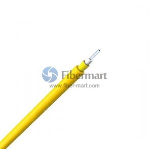Câble optique d'intérieur de fibre de plenum de rond de tampon de mode simple de fibre de Corning de fibre