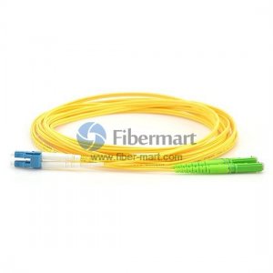 E2000/APC à Plénum LC/UPC (OFNP) Câble de Raccordement Fibre Monomode Duplex 9/125 E2000/APC à Plénum LC/UPC (OFNP) Câble de Raccordement Fibre Monomode Duplex 9/125